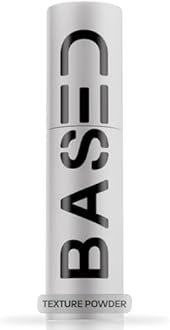 BASED Hair Texturizing Powder, Lightweight & Volumizing Hair Styling Powder with Matte Finish, Add Texture to Hair with Medium Hold, For Short to Medium Hair, (1.69oz Bottle, 2.5 Gram Fill, Pack of 1)