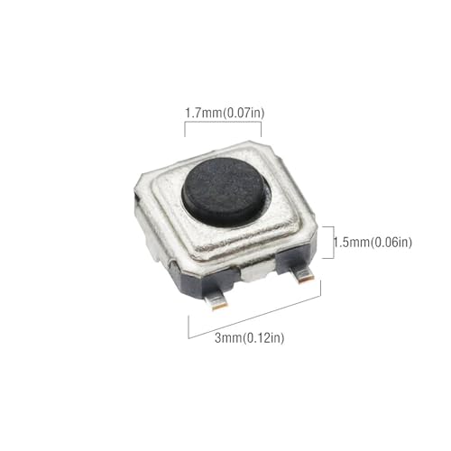 Interruptor táctil mini SMT de 3mm pulsador momentáneo SMD para reparación electrónica 4