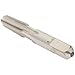 Hertel High Speed Steel Standard Pipe Tap, 1/16-27 NPT, 4 Flutes, Bright/Uncoated, 11/16