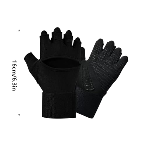 Guantes de ejercicio para evitar callos y dar soporte en halterofilia 5