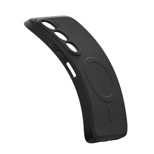 Image of Back Cover Compatible with Vivo Y31 5G | MagFit Ring Design (Non-Magnetic) | Shockproof Case | Anti-Slip Grip | Raised Camera Edges | Slim Protective Case for Vivo Y31 5G (Matte Black)