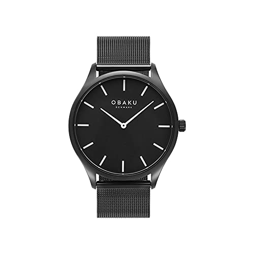 Obaku Tang Charcoal Analog Black Dial Mens Watch-V260GXBBMB (B09HGG19JB) Amazon Price History, Amazon Price Tracker