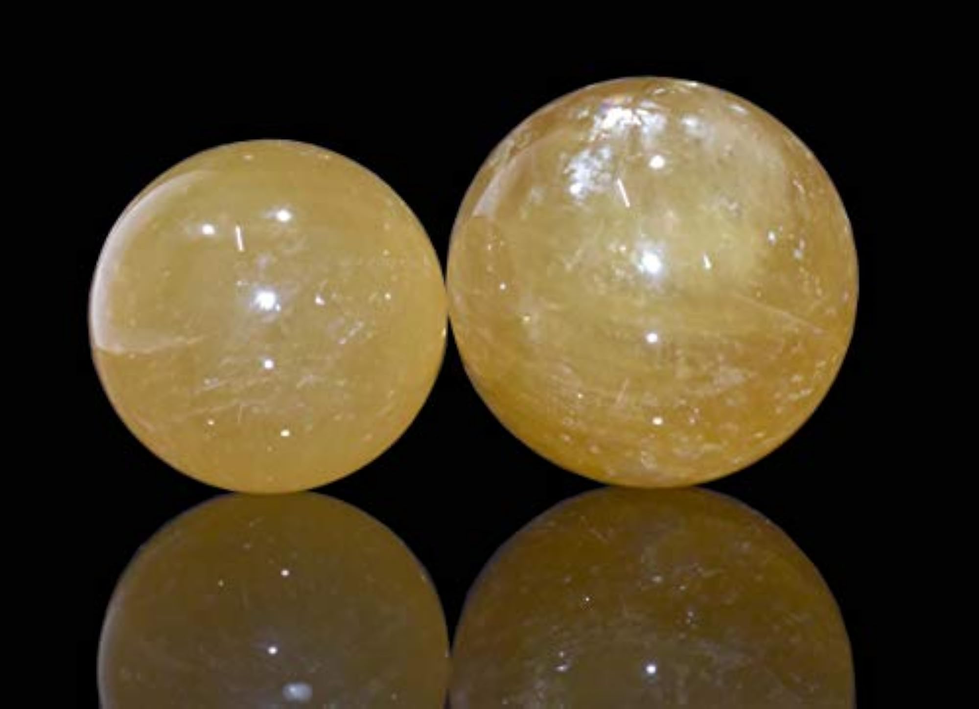 Calcite Sphere Ball for Chakra Balancing, Natural Healing Stone