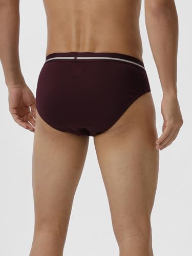Image of RAMRAJ COTTON Men 100% Combed Cotton Outer Elastic Briefs (Pack of 2)