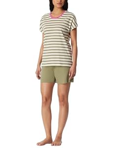 Schiesser Damen Schlafanzug kurz Single-Jersey Qualität - Casual Essentials