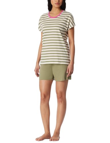 Schiesser Damen Schlafanzug kurz Single-Jersey Qualität - Casual Essentials
