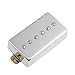 LYWSMSK Alnico 5 Magnet Humbucker Sized P90 Electric Guitar Pickups Neck & Bridge Pickups (Chrome)