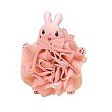 di luffa per bambini - per il lavaggio del corpo in rete con animali Spugna da bagno in cartone animato Pouf a bolle morbide Scrub sulla pelle liscia Puff in rete Creatore di schium