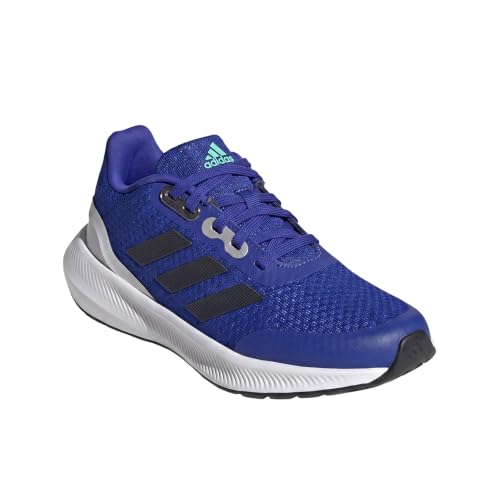 Image of adidas Boys Runfalcon 3 Lace Sneakers Shoes - Blue | Running Shoes