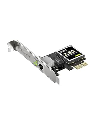 BrosTrend 2,5G Tarjeta de Red PC, PCIe Adaptador de Red con Perfil Bajo Extra, PCIe Gigabit Ethernet RJ45 Soporte Windows 11/10/8.1/8/7/XP/2000, Windows Server etc. NIC PCI Express Vida ÚTI Protección | Ya disponible en tu tienda friki favorita! En mundofriki.es!