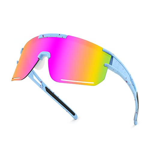 Louriy Sports Sunglasses Women Men Youth Baseball Cycling Driving Running Skiing Biking Outdoor Glasses Uv Protection Lens #TOP6