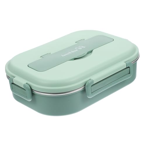 GOOHOCHY Box 4 Compartment Bento Box Stackable Thermal Lunch Containers for Hot Food Plate Warmers for Dinner Plates Lunch Containers for Adults Divided Kids Student Japan Aldult Plastic