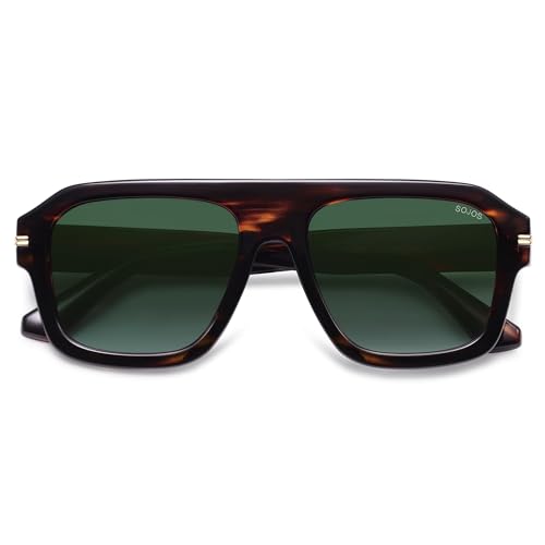 SOJOS Retro Oversized Polarized Sunglasses SJ2384