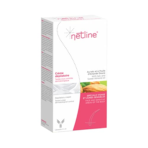 Netline Crème Dépilatoire Visage/Zones Sensibles, L 38/40, 20 Unités Cover
