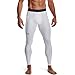 Under Armour Men's HeatGear Armour Leggings , White (100)/Black, X-Large