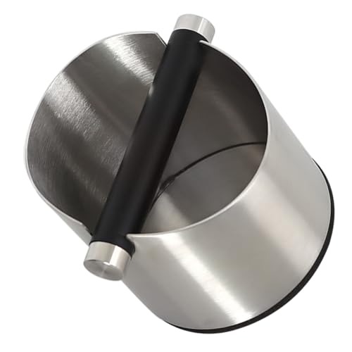 ULTECHNOVO Caja de Golpe de Café Inoxidable para Café con Base Antideslizante y Compacto para Cafeteras Automáticas y Espresso