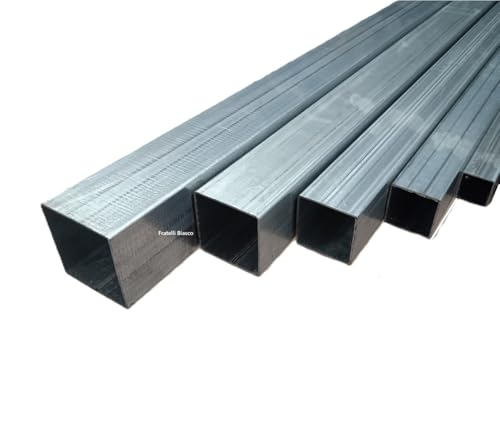 tubolare quadrato IN FERRO ZINCATO lunghe 2 metri (35x35x2x2000mm)