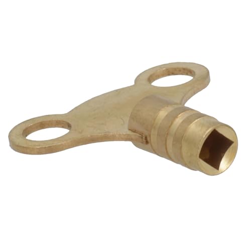 2pc Radiator Keys Brass Bleed Plumbing Bleeder Key Air Vent Central Heating TE943