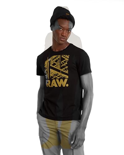 T-shirt G-Star Raw Construction pour homme en coton premium