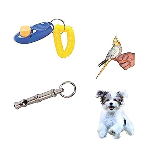 RvPaws Pet Training Clicker and Whistle for Dog, Cat, Kitten, Puppy, Birds (Multicolour) (B098F44CL5) Amazon Price History, Amazon Price Tracker