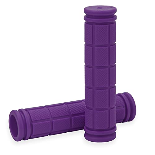 Coolrunner Bike Handlebar Grips, Bicycle Grips for Kids Girls Boys, Non-Slip Rubber Mushroom Grips for Scooter Cruiser Seadoo Tricycle Wheel Chair Mountain Road Urban Foldable Bike MTB BMX