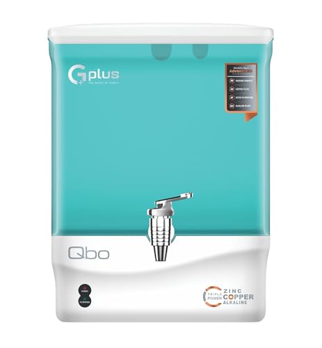 Image of RO Water Purifier G+plus Mineral Plus 16 Liters RO+UV+UF+TDS Control Water Purifier+zinc+copper+alkaline+LPS (low water pressure switch)+heavy duty adapter SMPS+4000 TDS controller+9 stage