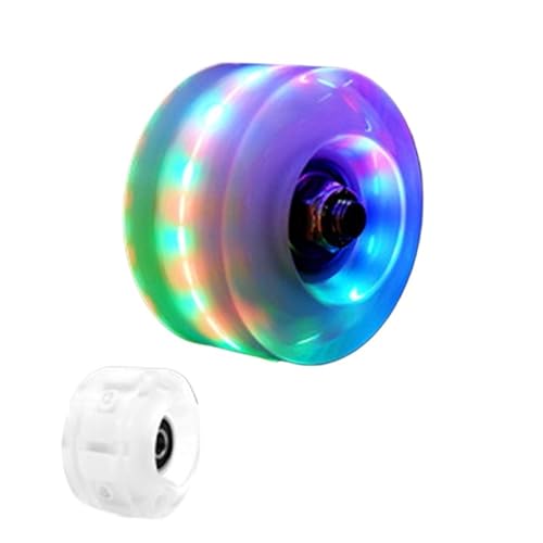 Roues de patins à roulettes lumineuses 54x32mm 82A pour roller quad