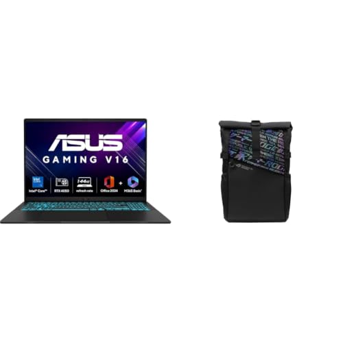 Image of ASUS Gaming V16 (2025), Intel Core 5 210H,RTX4050 6GB,16GB RAM,512GB SSD,16 inch,144Hz,Win11,Office 2024,V3607VU-RP550WS + Laptop Bag