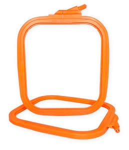 Nurge Quadratischer Stickrahmen Orange, groß (Nr. 4)