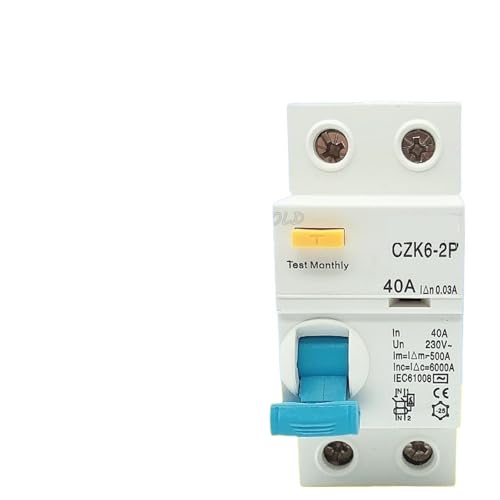 Disjoncteur différentiel type B 2P 32A 30mA pour borne de recharge de voiture électrique