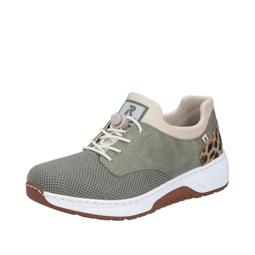 Mocassin femme Rieker 53160 chaussure cuir souple anti-stress confortable