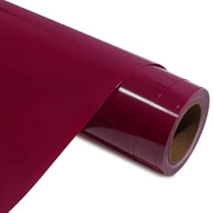 AHIJOY Heat Transfer Vinyl Burgundy...