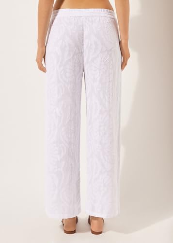 Woman's Jacquard Palazzo Pants3