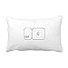 DIYthinker Tastiera Simbolo Ctrl C Gettare lombare del cuscino Inserire Cuscino regalo a casa Decor Divano