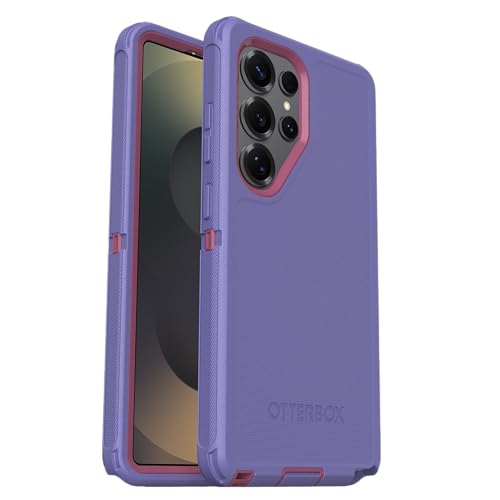 Image of OtterBox Samsung Galaxy S25 Ultra (Only) - Defender Series Case - Violet Current (Purple & Pink) - Rugged & Durable - with Port Protection - Wireless Charging Compatible