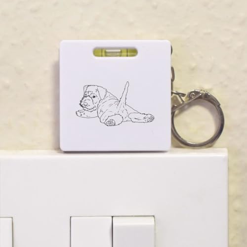 Cinta métrica llavero Azeeda Schnauzer Puppy miniatura 4