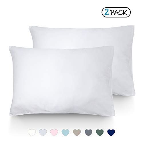 LULUSILK Organic Cotton Toddler Pillowcase 14 x 20, Travel Pillow Case with Envelope
