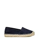  Vidorreta - Alpargata Flach Esparto Spaltleder marineblau für: Damen, Blau - Marineblau - Größe: 40 EU