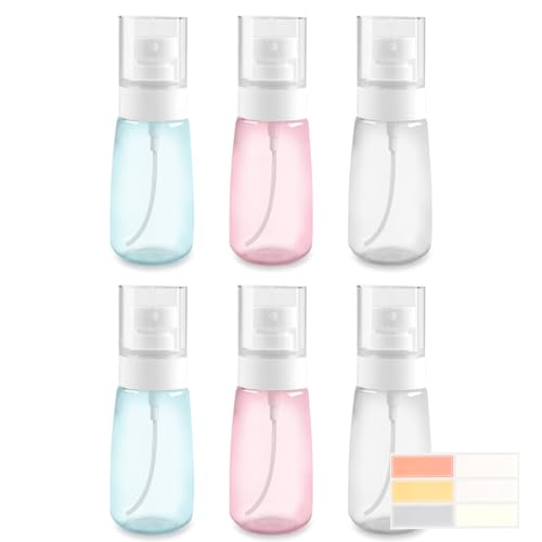 Set de 6 Botellas de Spray de Viaje Ninsula 60ml