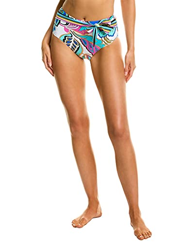 Trina Turk Women's Standard High Waist Hipster Bikini Swimsuit Bottom, Multi//Mandalay, 4 Trina Turk Women's Standard High Waist Hipster Bikini Swimsuit Bottom, Multi//Mandalay, 4