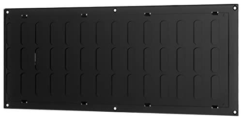 500x200mm Nera Regolabile Griglia di Ventilazione