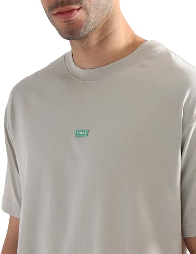 Image of U.S. Polo ASSN. Mens OEE04 Pure Cotton Oversized Lounge T-Shirt