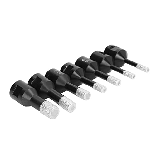 Kit 7 piezas brocas diamantadas para mármol y granito miniatura 7