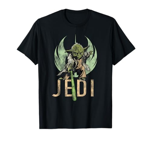 Star Wars Yoda t-shirt sabre laser Jedi vêtement de collection science-fiction pour adulte