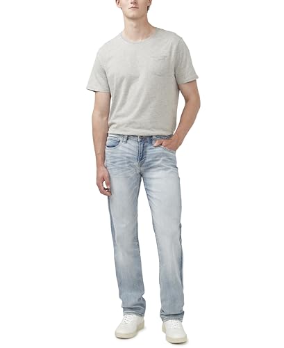 Image of Buffalo David Bitton Men's Six Slim Fit Jean in Spirit