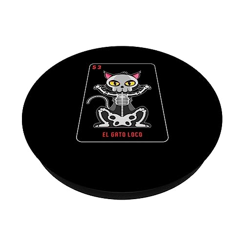 El Gato Loco PopSockets Swappable PopGrip, Black - Image 2