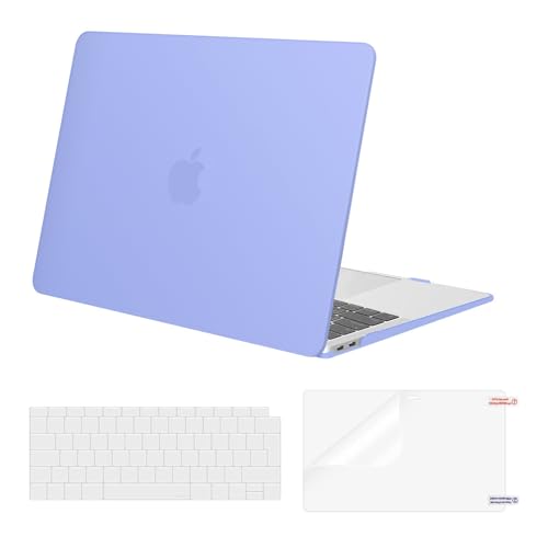 Coque MacBook Air 13 rigide haut de gamme finition mate Bleu Sérénité