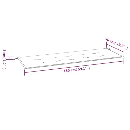 Coussin pour banc de jardin rouge idéal pour aménager votre terrasse - 8