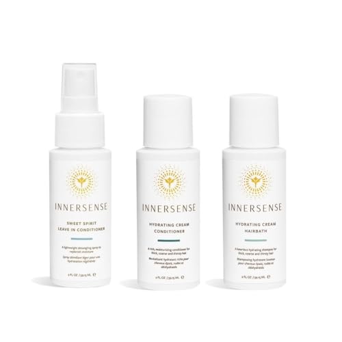 Innersense Organic Beauty - Natural Pure Harmony Travel Hair Trio | Non-Toxic, Cruelty-Free, Clean Haircare