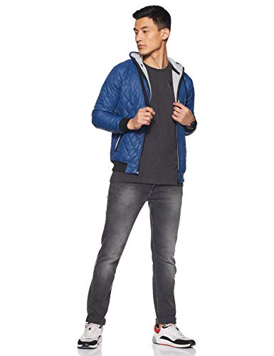 Image of CAHOOT Men's Solid Vegan Leather Regular Fit Cotton Jacket For Winter Wear Standing Collar | Full Sleeve | Zipper | Casual Jacket For Man | Western Stylish Jacket For Men
